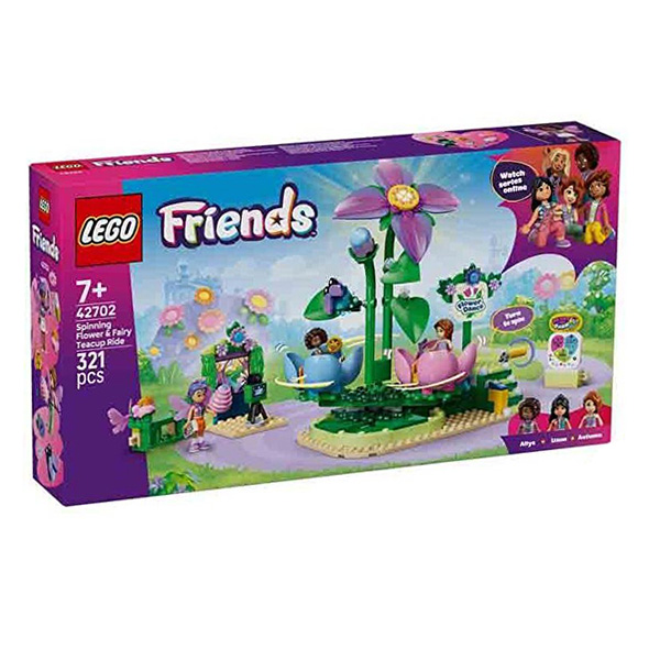 لگو سری فرندز مدل Spinning Flower & Fairy Teacup Ride کد 42702