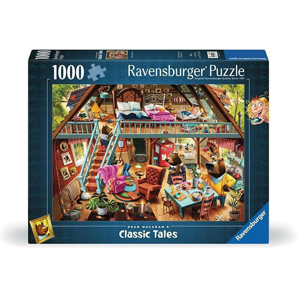 پازل 1000 تکه راونزبرگر طرح Goldilocks Gets Caught کد 12000423