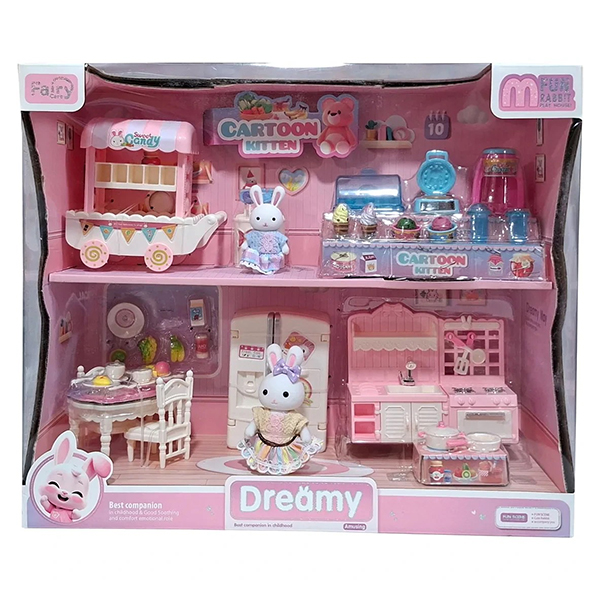 ست اسباب بازی بستنی فروشی و آشپزخانه خرگوشی مدل Dreamy کد 6626