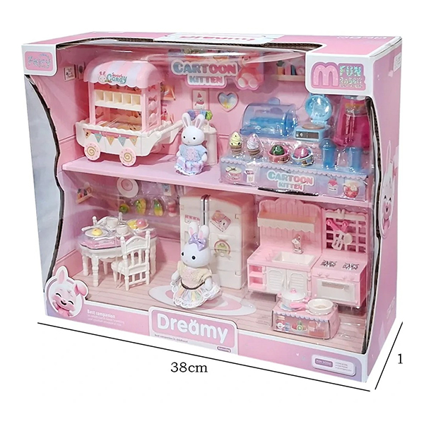ست اسباب بازی بستنی فروشی و آشپزخانه خرگوشی مدل Dreamy کد 6626