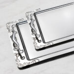 سینی استیل 2 عددی نهیر مدل Lalezar