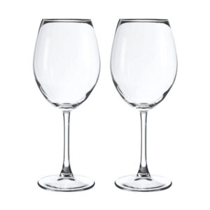 لیوان پایه دار 615 سی سی پاشاباغچه مدل ENOTECA بسته 2 عددی کد 44738