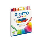 پاستل روغنی 24 رنگ جیوتو مدل Olio Maxi