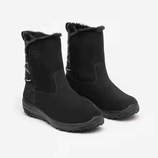 چکمه برفی چرمی زنانه ضد آب کچوا مدل NH500