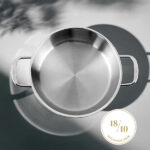 سرویس قابلمه 6 پارچه نهیر مدل Silver سایز 16، 18 و 20