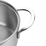 سرویس قابلمه 6 پارچه نهیر مدل Silver سایز 12، 14 و 16