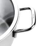 سرویس قابلمه 6 پارچه نهیر مدل Silver Classic سایز 16، 18 و 20