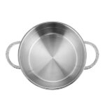 قابلمه استیل 22 سانتی متر نهیر مدل Silver Mat Trend