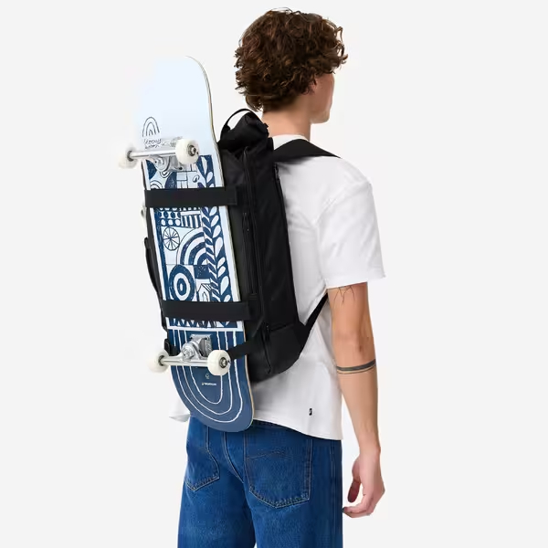 کوله پشتی اسکیت برد دکتلون مدل Rolltop BP500