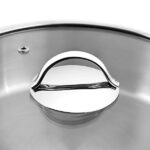 قابلمه کم عمق استیل 26 سانتی متر نهیر مدل Silver Trend
