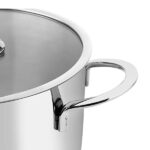 قابلمه استیل عمیق 20 سانتی متر نهیر مدل Silver Trend