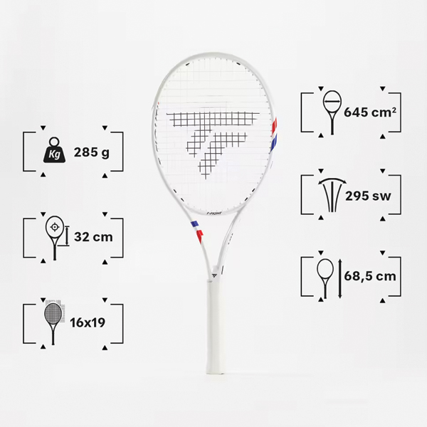راکت تنیس تکنیفایبر مدل T-fight Isoflex 285 V2