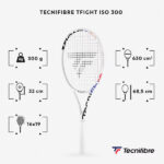 راکت تنیس تکنافایبر مدل Tfight 300 ISO