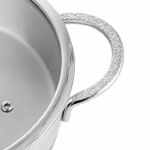 قابلمه استیل 26 سانتی متر نهیر مدل Silver Mat Trend
