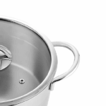 قابلمه استیل 20 سانتی متر نهیر مدل Silver Mat Trend