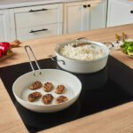 سرویس قابلمه و ماهیتابه گرانیتی امسان مدل White Stone