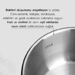 زودپز استیل 5 لیتر نهیر مدل Silver Matik - Image 5