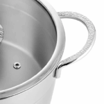 قابلمه استیل 18 سانتی متر نهیر مدل Silver Mat Trend