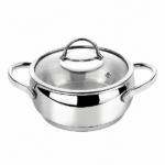 سرویس قابلمه استیل 6 پارچه نهیر مدل Silver Luxury
