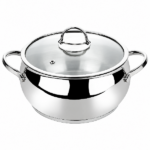 سرویس قابلمه استیل 6 پارچه نهیر مدل Silver Luxury