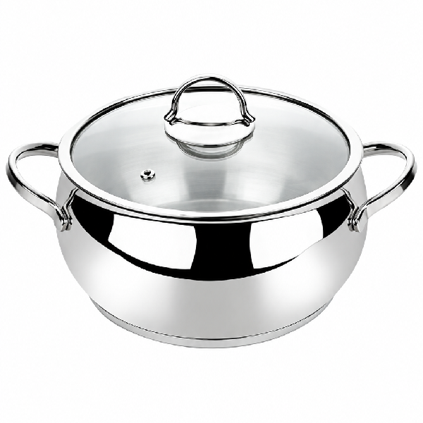 سرویس قابلمه استیل 6 پارچه نهیر مدل Silver Luxury