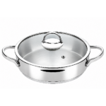 سرویس قابلمه استیل 6 پارچه نهیر مدل Silver Luxury
