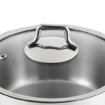 سرویس قابلمه استیل 8 پارچه نهیر مدل Silver Klasik Bombeli