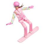 عروسک باربی مدل Snowboard Athlete کد JKF78