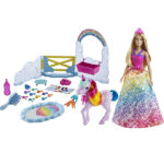 عروسک باربی مدل Dreamtopia and Unicorn کد GTG01
