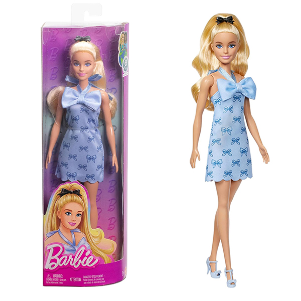 عروسک باربی سری Fashionistas مدل Blue Bows کد HYT93