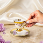سرویس قهوه خوری 6 نفره امسان مدل Rosarian