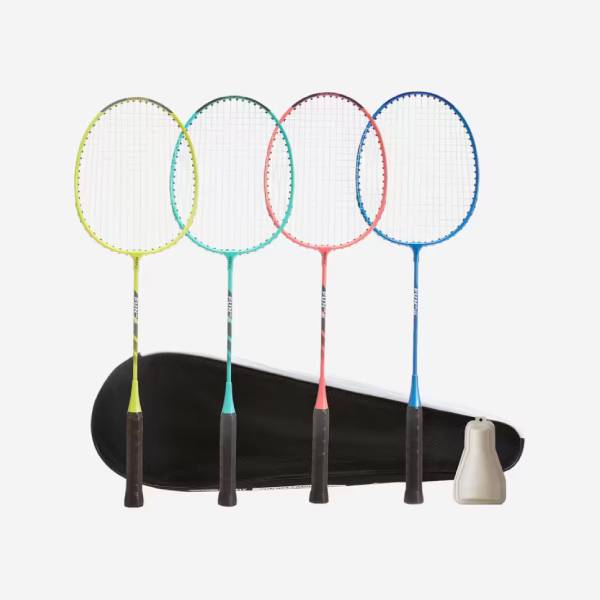 راکت بدمینتون دکتلون مدل Fun Set Family BR 130