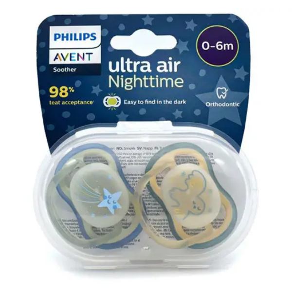 پستانک فیلیپس اونت مدل Ultra Air Nighttime