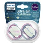 ست پستانک دو عددی اونت مدل Ultra Air Nighttime ستاره دنباله دار