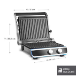 دستگاه گریل و توستر 6 برش امسان مدل Nova Grill 2000 وات