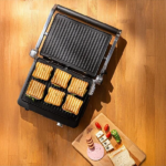 دستگاه گریل و توستر 6 برش امسان مدل Grillmaster Inox