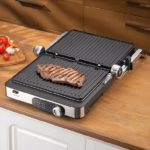 دستگاه گریل و توستر 6 برش امسان مدل Grillmaster Inox