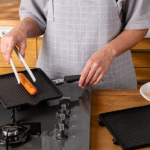 دستگاه گریل و توستر امسان مدل Yeni Tost Grill چدن دو طرفه