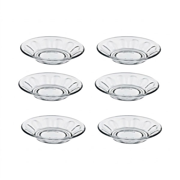 نعلبکی 101 میلی متر پاشاباغچه مدل KEYIF بسته 6 عددی کد 54411