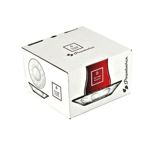 نعلبکی 101 میلی متر پاشاباغچه مدل KEYIF بسته 6 عددی کد 54411