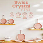 قابلمه کم عمق سایز 22 امسان مدل Swiss Crystal