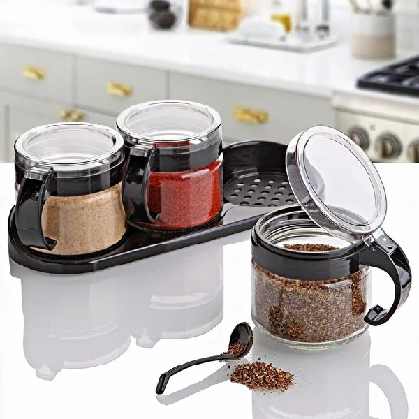 ست ۳ عددی جا ادویه کیچن لایف مدل Desire Series