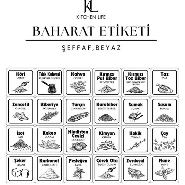 ست 12 عددی جا ادویه 400 سی سی کیچن لایف مدل Modernity
