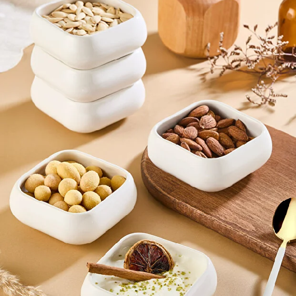 ست ۶ عددی ظرف سرامیکی مربعی کیچن لایف