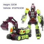 اکشن فیگور ترنسفورمر کانسترکاتیکان و کمباینر Transformer Devastator