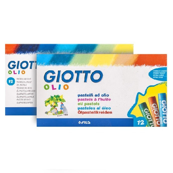 پاستل روغنی 12 رنگ جیوتو مدل Olio