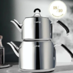 سرویس کتری و قوری استیل نهیر مدل Modern Mini