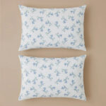 روبالشی 2 عددی 50 × 70 سانتی متر انگلیش هوم مدل Blue Spring