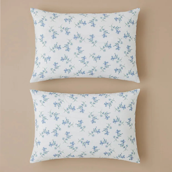 روبالشی 2 عددی 50 × 70 سانتی متر انگلیش هوم مدل Blue Spring