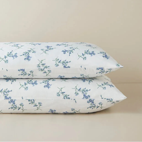 روبالشی 2 عددی 50 × 70 سانتی متر انگلیش هوم مدل Blue Spring